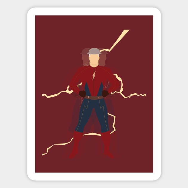 Jay Garrick Sticker by ComicManiac